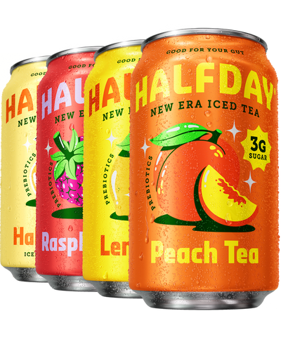 Refresher Variety | Prebiotic Iced Tea | Halfday – Halfday Iced Tea