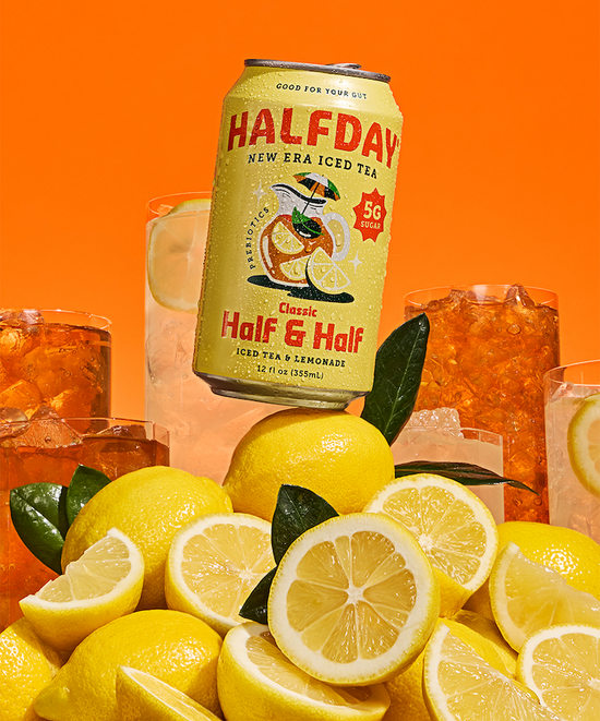 Half Tea Half Rasperry Classic Half & Half | Prebiotic Iced Tea | Halfday – Halfday Iced Tea