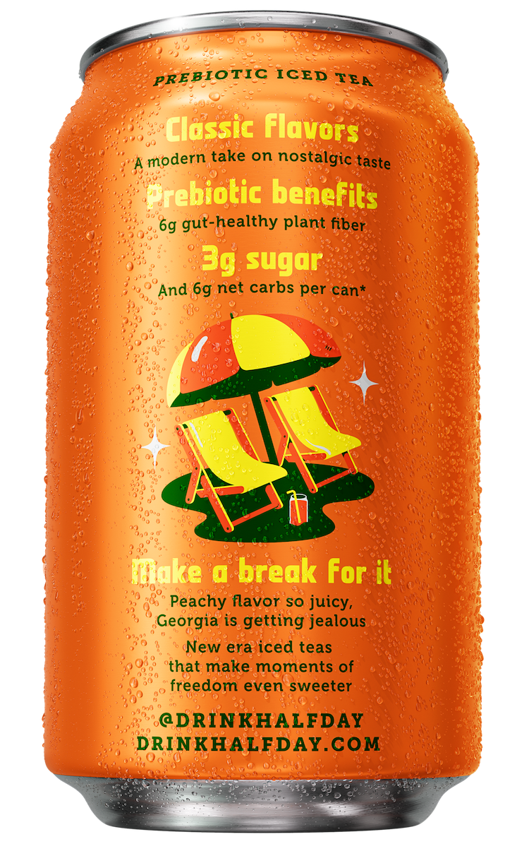 Peach Tea Prebiotic Iced Tea Halfday Halfday Iced Tea peach-tea-prebiotic-iced-tea-halfday-halfday-iced-tea